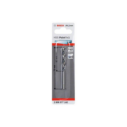 Wiertło do metalu Bosch Pointteq, 4,2x75 mm