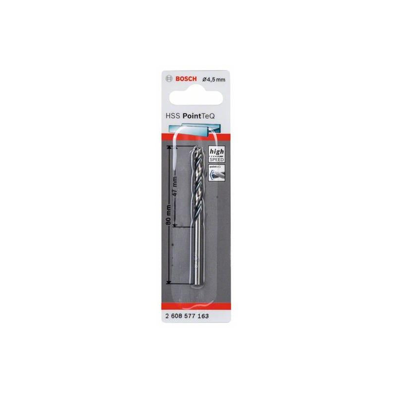 Wiertło do metalu Bosch Pointteq, 4,5x80 mm