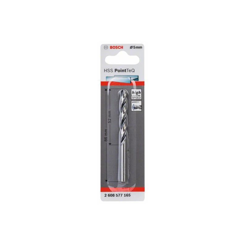 Wiertło do metalu Bosch Pointteq, 5x86 mm