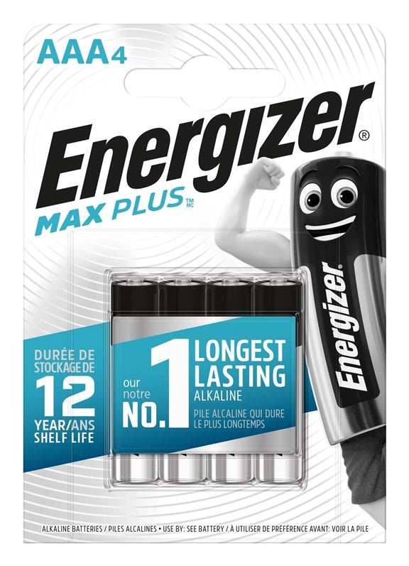 Baterie ENERGIZER MAX PLUS AAA/LR03, 1,5V, 4 szt.