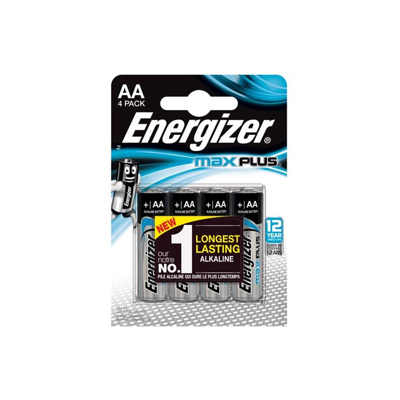 Baterie ENERGIZER MAX PLUS AA/LR06, 1,5V, 4 szt.