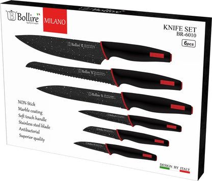 Zestaw noży kuchennych Bollire BR-6010, 6 elementów