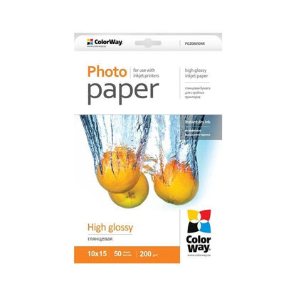 Papier fotograficzny ColorWay, błyszczący, 10 x 15 cm