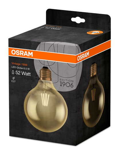 Lemputė Osram LED, G125,  E27, 7W, 725lm, 2500K
