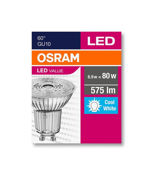 Żarówka LED Osram PAR16, 6.9W, GU10, 4000K, 575lm