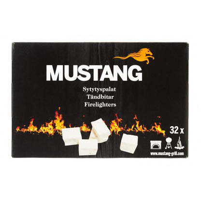 Rozpałki do ognia białe MUSTANG 32 szt.