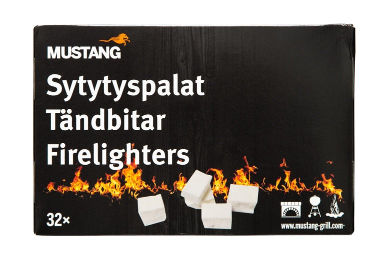 Rozpałki do ognia białe MUSTANG 32 szt.