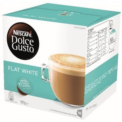 Kapsułki kawy NESCAFE DOLCE GUSTO FLAT WHITE, 16 szt.