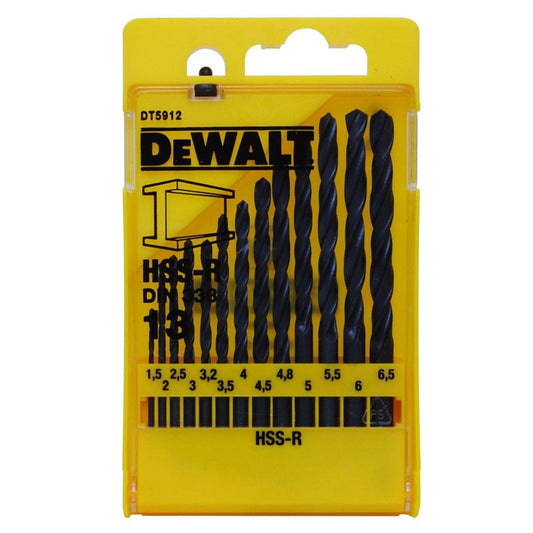 Zestaw wierteł do metalu DeWalt DT5912, 13 szt.