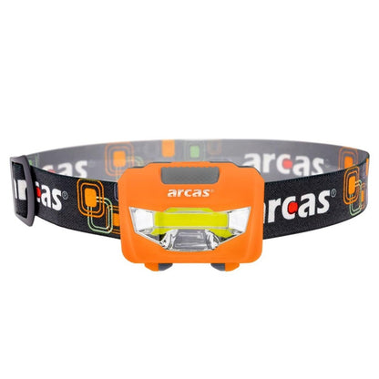 Latarka czołowa Arcas 3W LED 4 FUNKCJE 3XAAA
