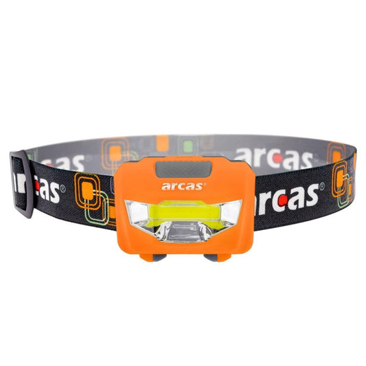 Latarka czołowa Arcas 3W LED 4 FUNKCJE 3XAAA