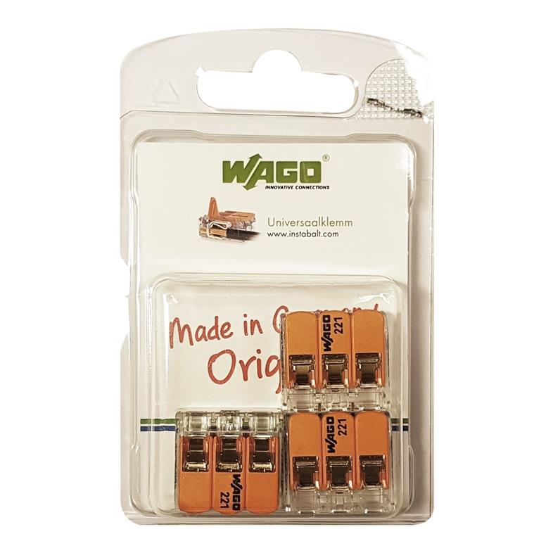 Złączka Wago 221-613/3, 3 x 0,5-6 mm², 450 V, 3 szt.