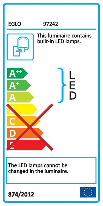 ŠVIEST TVIRT CALPINO 97242 LED 2X3.3W
