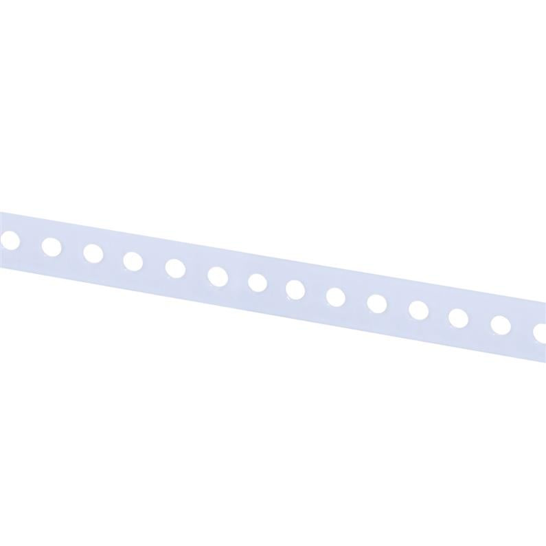 Taśma montażowa perforowana, 12 x 0.7 mm, 3 m, biała