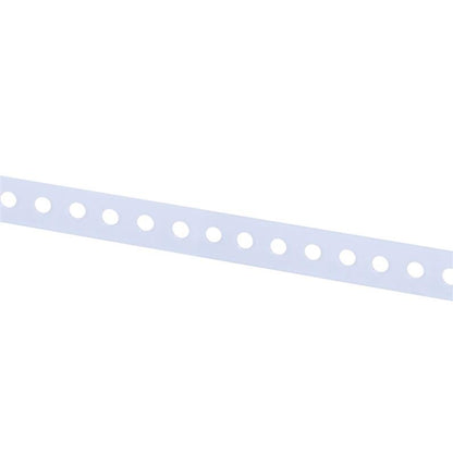 Taśma montażowa perforowana, 12 x 0.7 mm, 3 m, biała