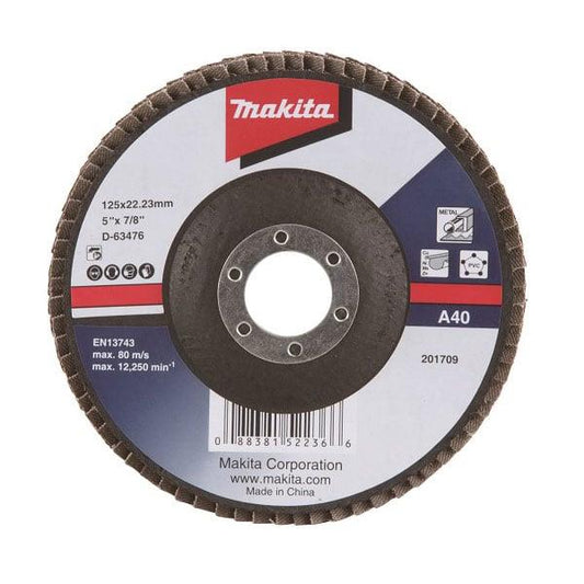 Tarcza lamelkowa Makita D-63476 125x22.23mm P40