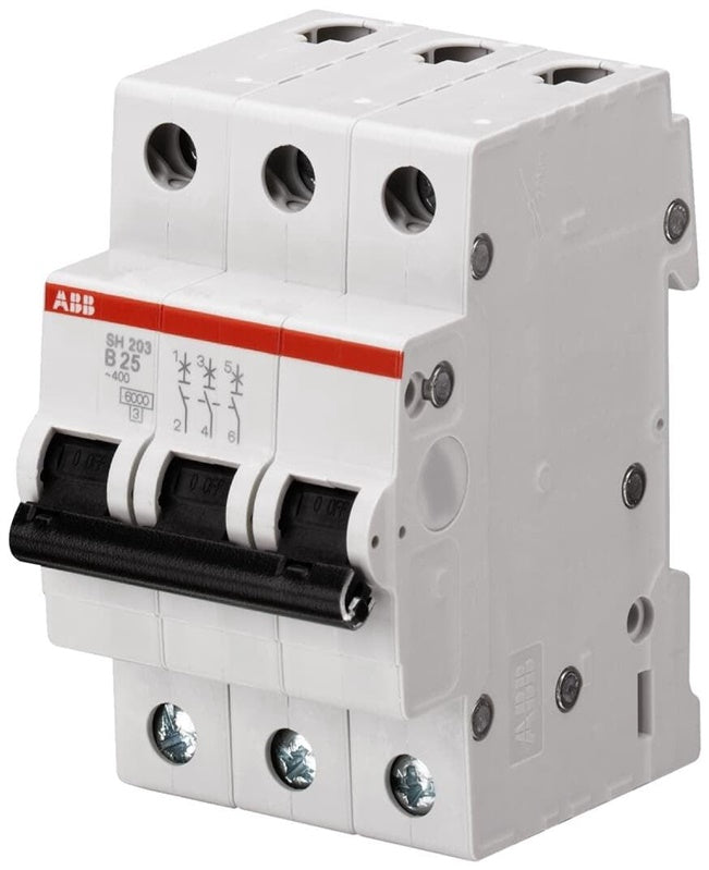 Wyłącznik automatyczny ABB SH203 3P B 6kA, 25 A