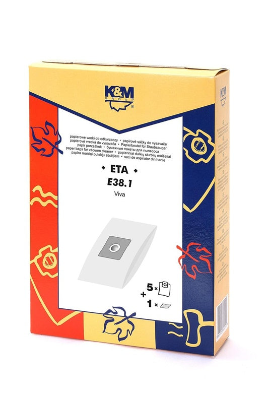 Worki do odkurzaczy K&M E38, 5 szt.