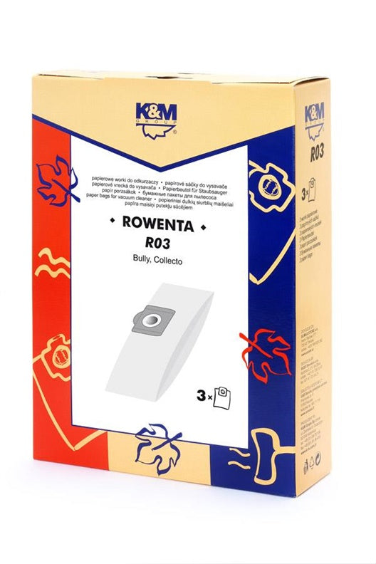 Worki do odkurzacza K&M R03 Micro, 3 szt.