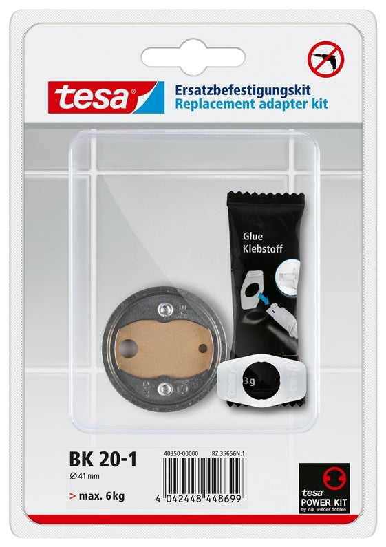 Zapasowy zestaw mocujący BK20 tesa 40350