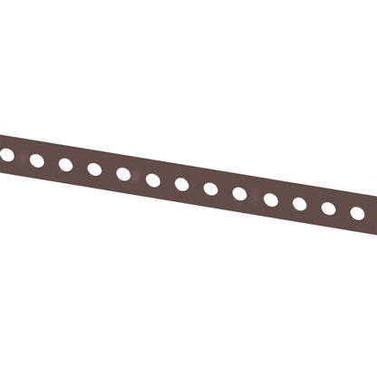 Tvirtinimo juosta, perforuota, 12 x 0.7 mm, 3 m, ruda