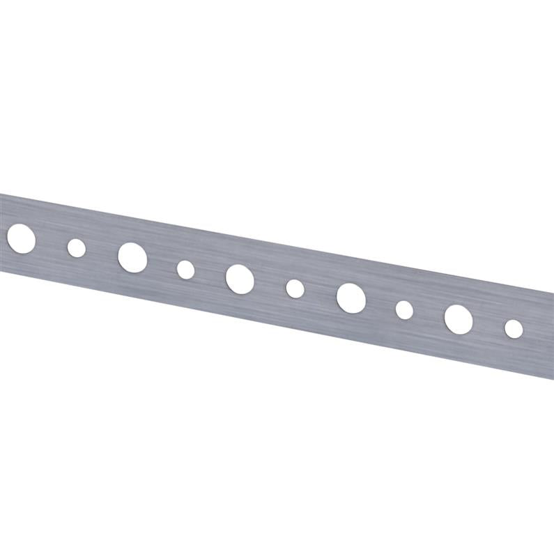 Taśma mocująca, perforowana, 20 x 0.7 mm, 10 m, 2 otwory