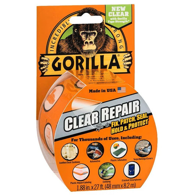 Remonto juosta Gorilla Crystal Clear, vienpusė, 8.2 m x 5 cm