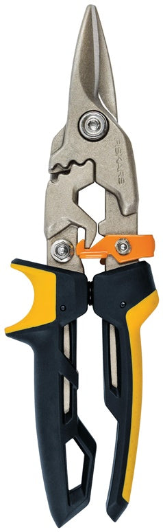 Skardos žirklės FISKARS tiesaus kirpimo PowerGear Aviation