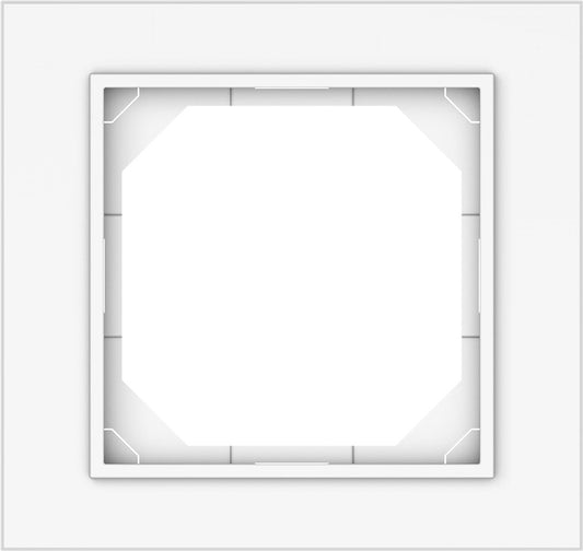Ramka pojedyncza VILMA QR1000, biała