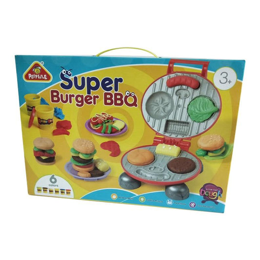 Zabawkowy zestaw z modeliny 9005 burger bbq