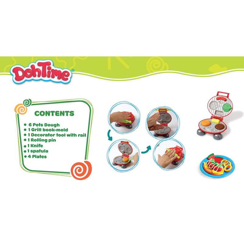 Žaislinis modelino rinkinys 9005 burger bbq