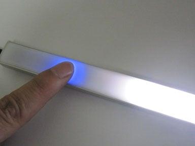 LED juostos valdiklis montuojamas į profilį 8A PROF-DIM2/BL