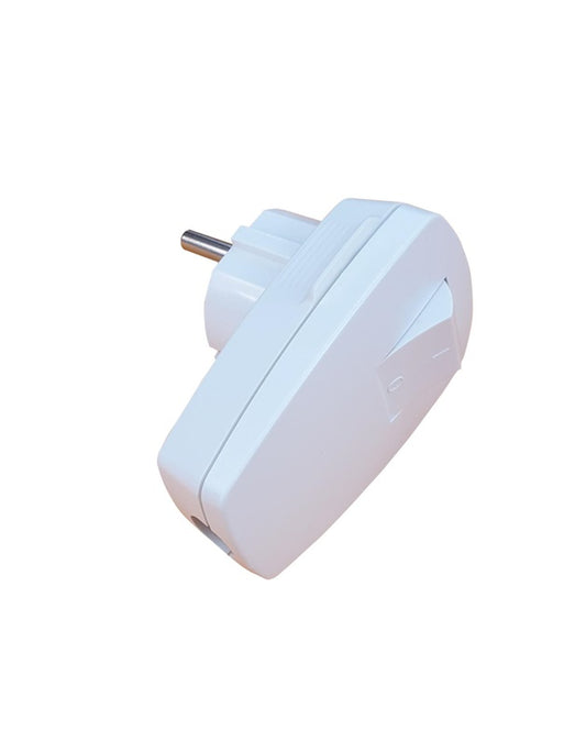 Wtyczka z wyłącznikiem N&L, 3P, 16A, 250V, biała