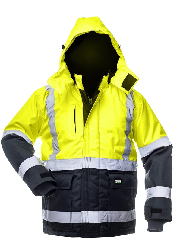 Kurtka CANVAS HI-VIS FB-8946 żółta, niebieska, XL
