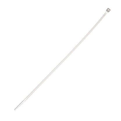 Tvirtinimo dirželis Elematic, 2,6 x 200 mm, baltas