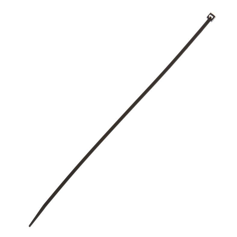 Tvirtinimo dirželis Elematic, 2,6 x 200 mm, juodas