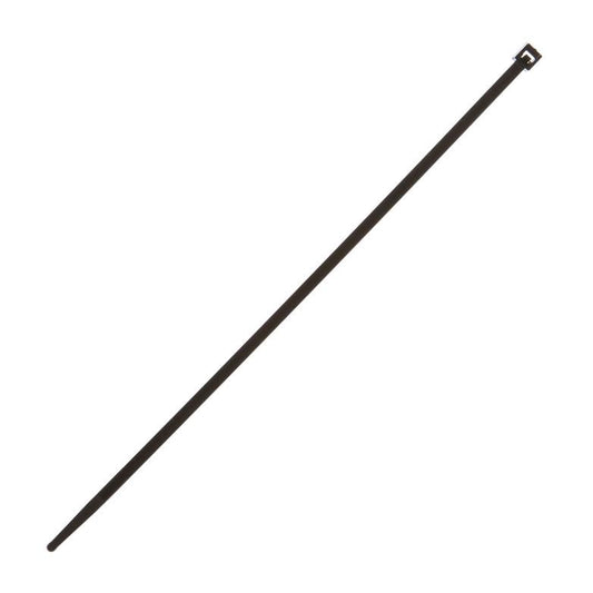 Tvirtinimo dirželis Elematic, 3,5 x 200 mm, juodas