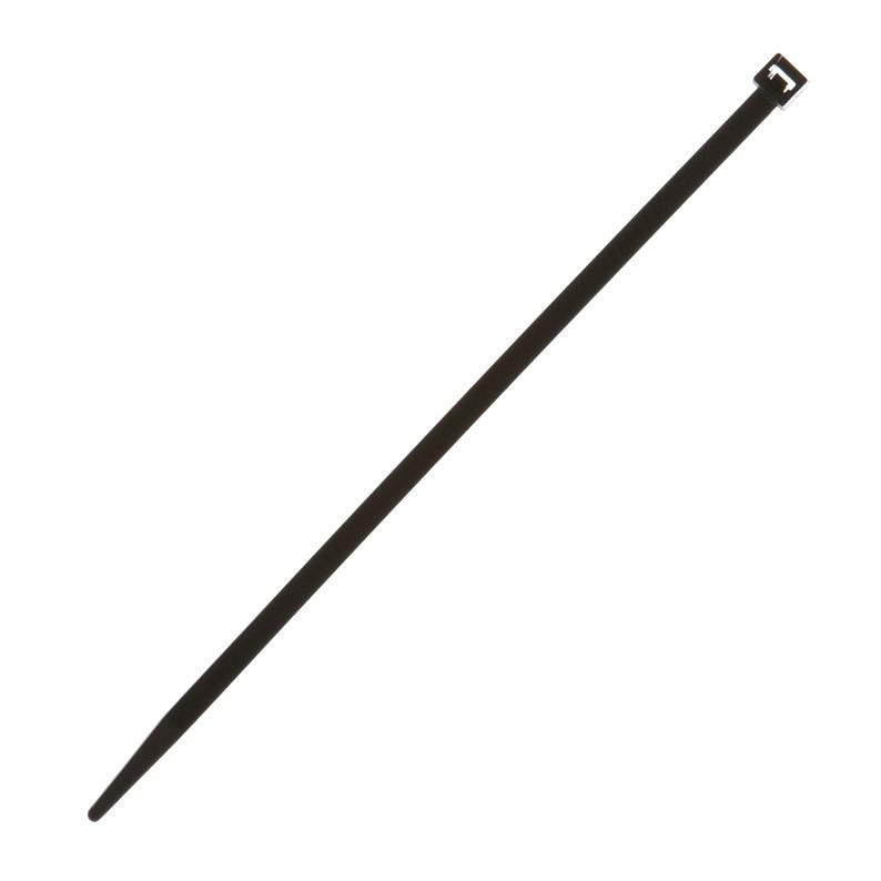 Tvirtinimo dirželis Elematic, 4,8 x 178 mm, juodas