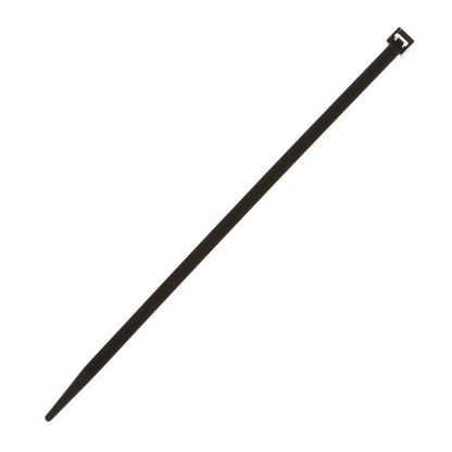 Tvirtinimo dirželis Elematic, 4,8 x 178 mm, juodas