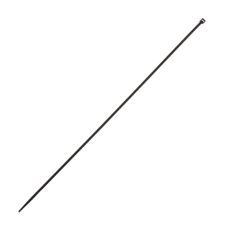 Tvirtinimo dirželis Elematic, 3,5 x 370 mm, juodas