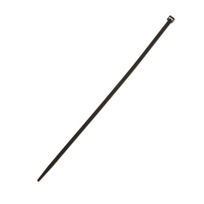 Tvirtinimo dirželis Elematic, 4,8 x 250 mm, juodas