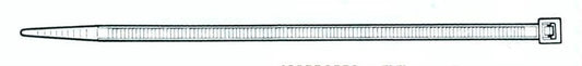 Tvirtinimo dirželis Elematic, 4,5 x 430 mm, baltas