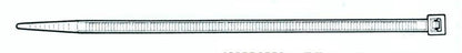 Tvirtinimo dirželis Elematic, 7,5 x 365 mm, juodas
