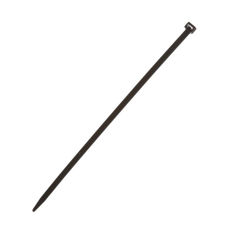 Tvirtinimo dirželis Elematic, 7,5 x 300 mm, juodas