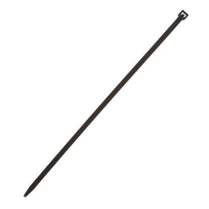 Tvirtinimo dirželis Elematic, 7,5 x 365 mm, juodas