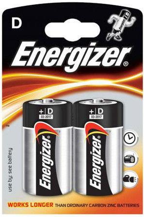 Elementai Energizer EN1300B2BASE, D, 1.5 V, 2 vnt.