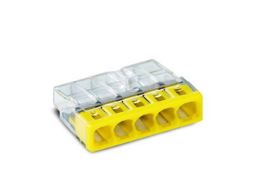 Laidų jungė Wago 2273-205/100 5X0.5-2.5 mm², 450 V, 100 vnt.