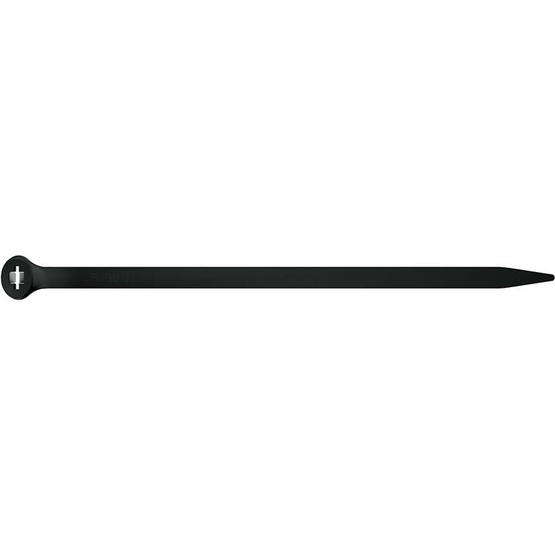 Opaski zaciskowe 2-LOCK, 4.5x360mm, czarne, 100szt