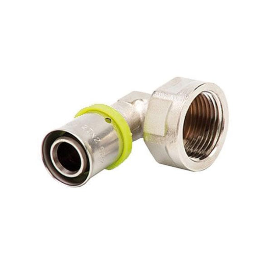 Alkūnė 873235A presuojama 25x2.50-3/4" vidinis sriegis