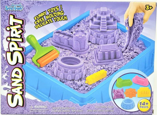 Duży zestaw piasku kinetycznego 300g